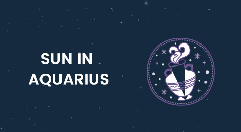 Sun in Aquarius sign